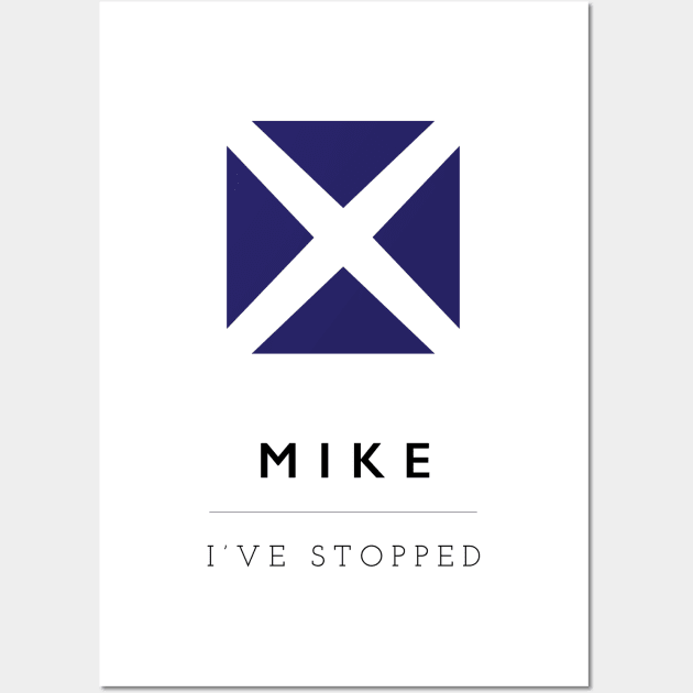 Mike: ICS Flag Semaphore Wall Art by calebfaires